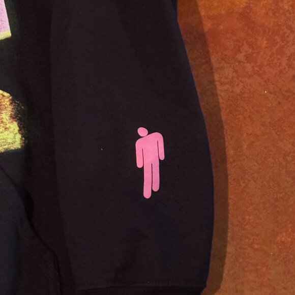Billie Eilish Black Hoodie Unisex Size XL - Picture 3 of 4